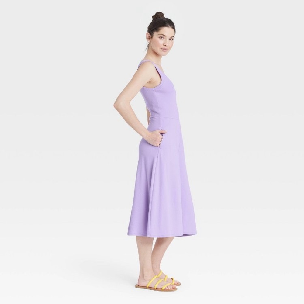 Sleeveless Rib Knit Ballet Dress (size XS)